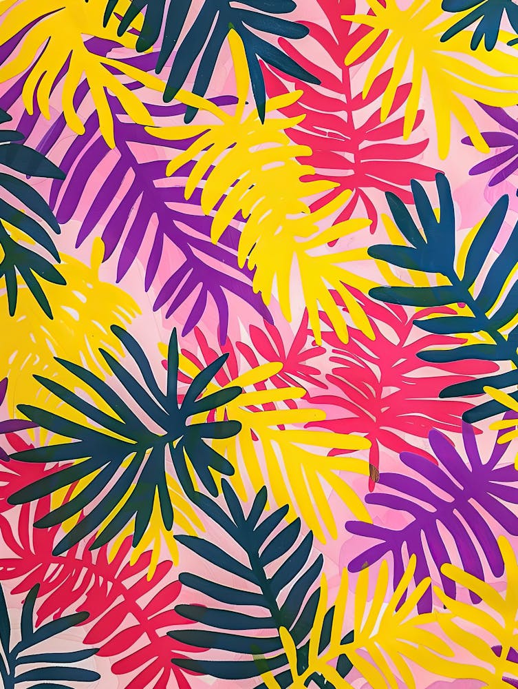 Foliage Carnival Matisse Style