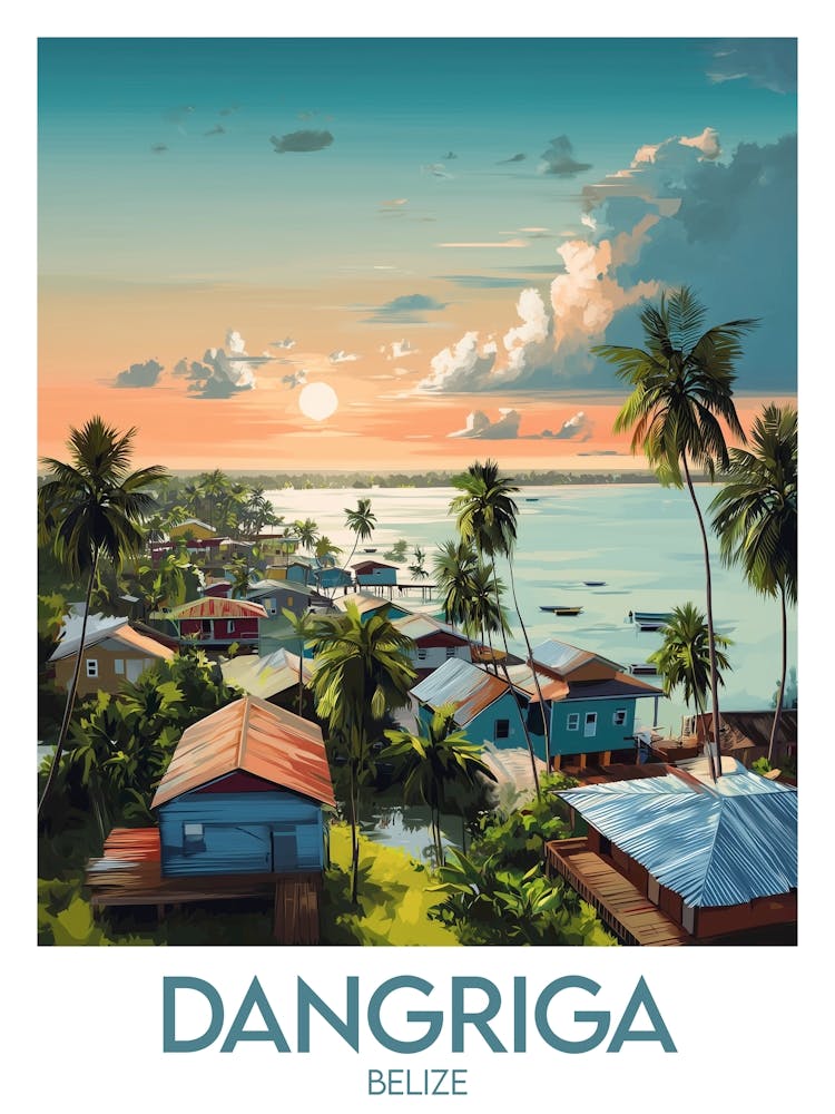 Affiche de voyage Dangriga