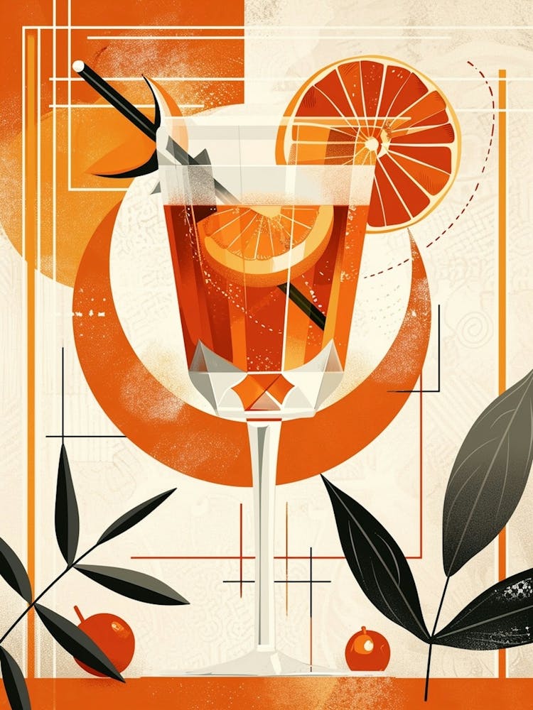 Art Deco Aperol Spirtz 2