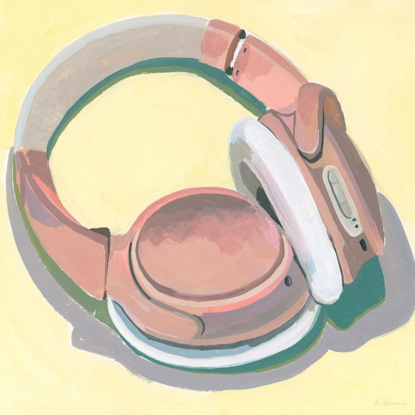 Rose Gold Headphones