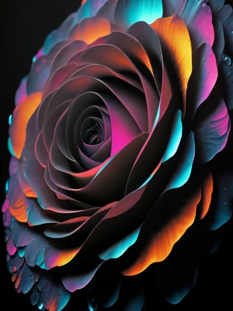 Rose Abstraite