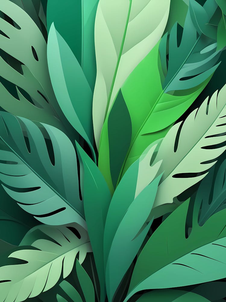 Tropical Leaves Wallpaper