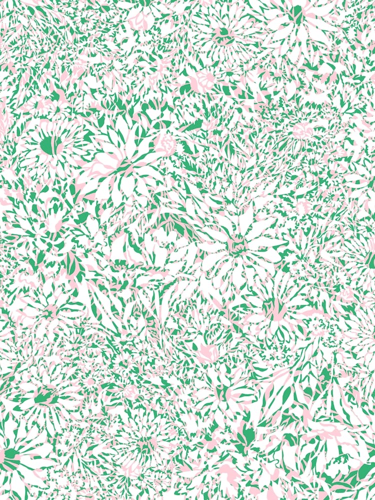 Linearer Garten - Grün