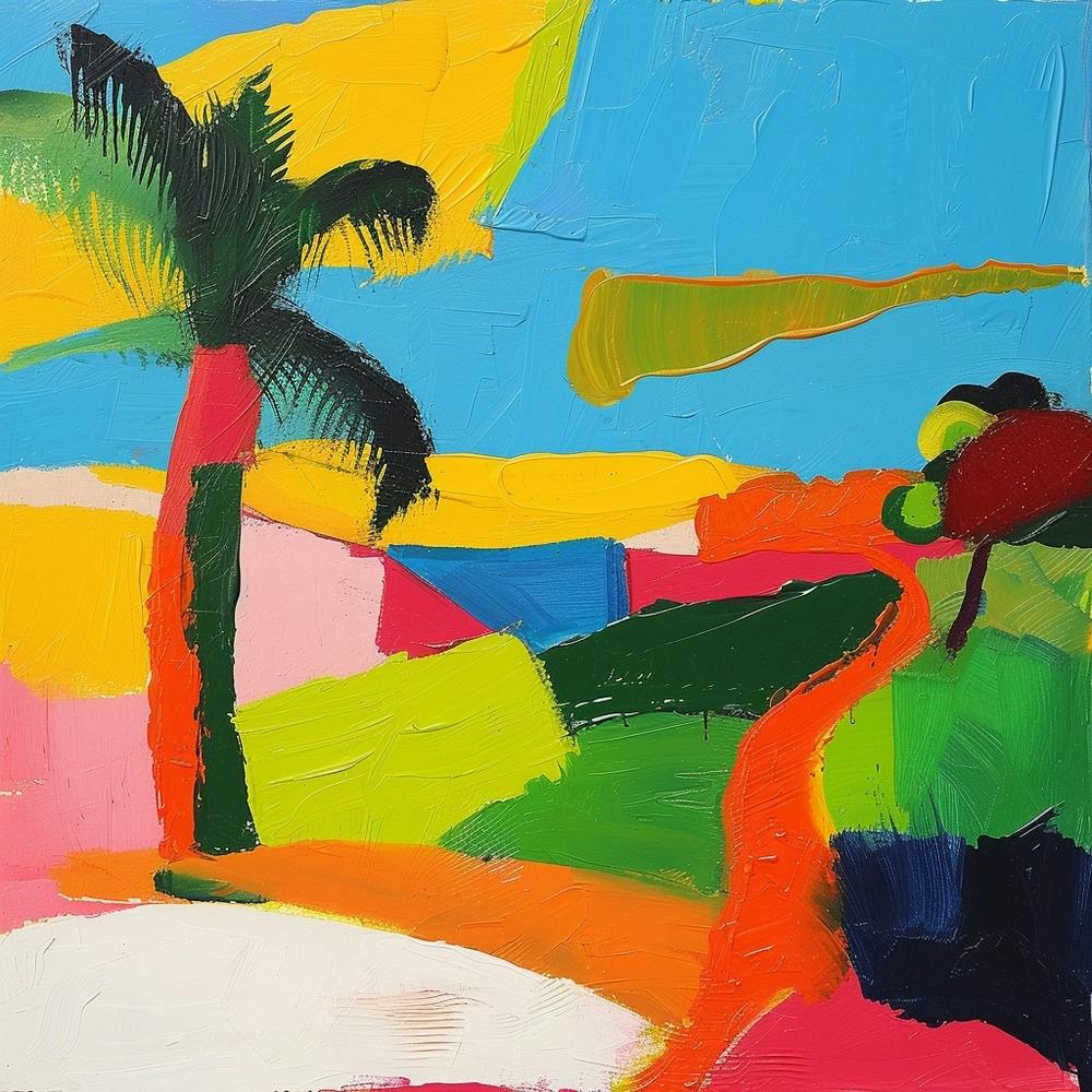 Abstract Travel Collection Dominican Republic 1