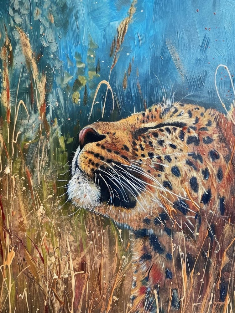 Leopard In The Grass