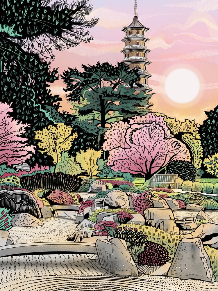 Kew Gardens Japanese Pagoda