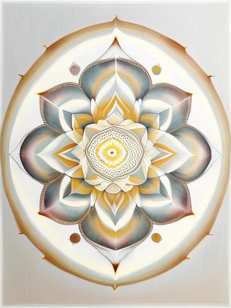 Mandala Symbol Abstract Painting