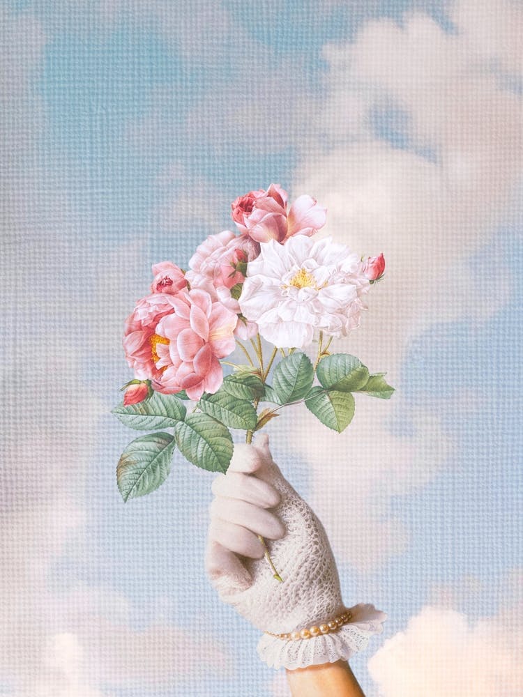 Florale Dame