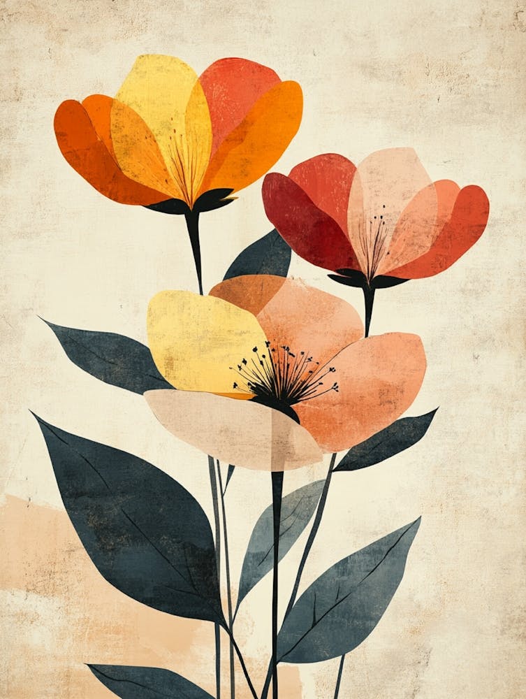 Three Flowers