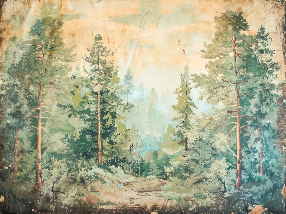 Landscape Forest Illustration 6