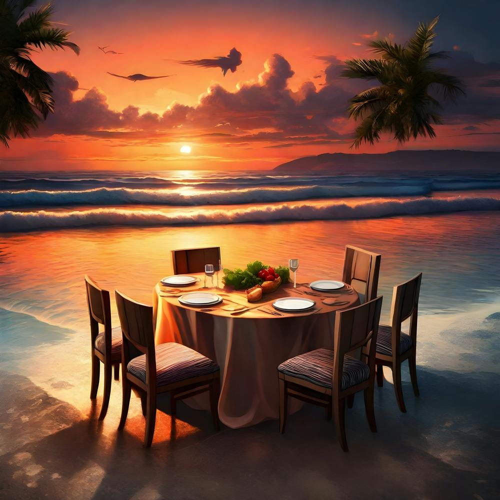 Dinner At The Beach