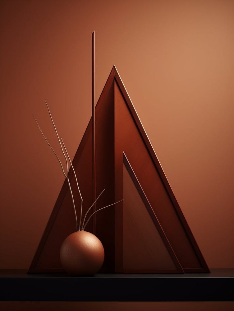 Minimalist Geometry Abstract Illustration 9