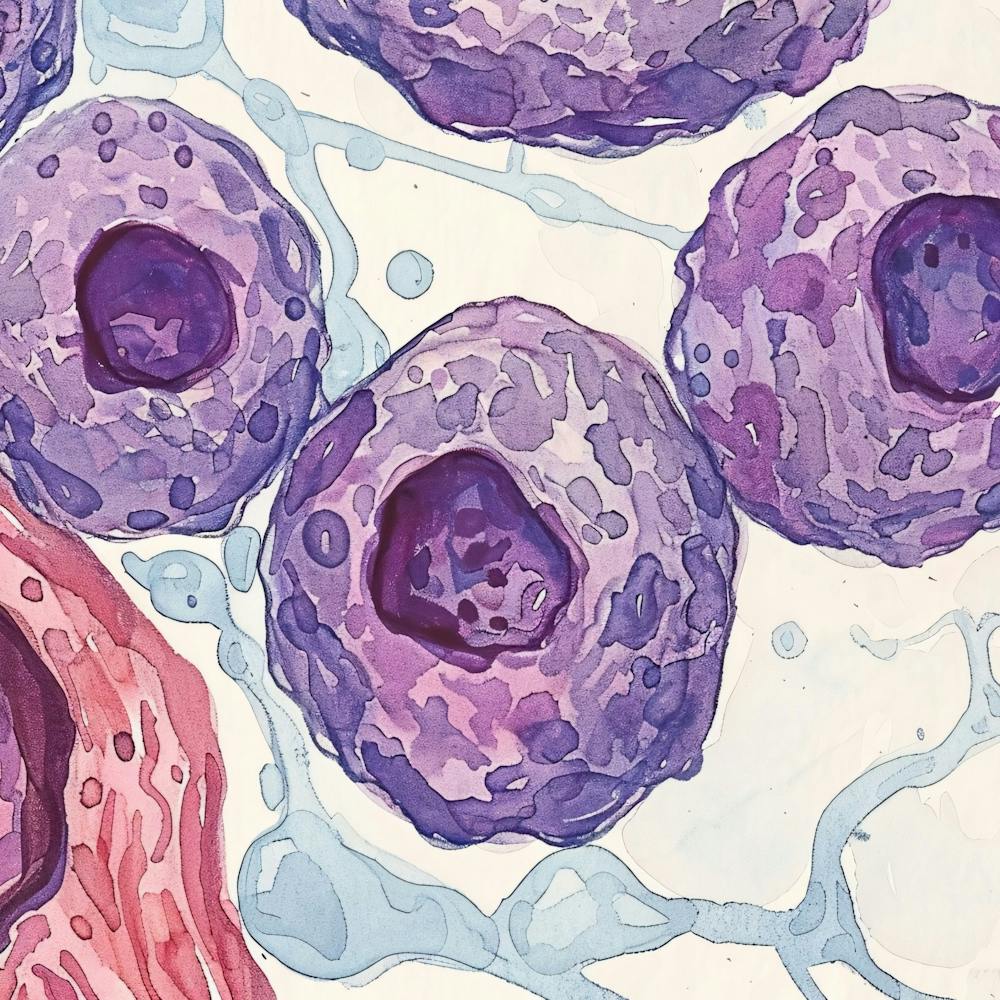 Editorial Art White Background T Lymphocyte 2