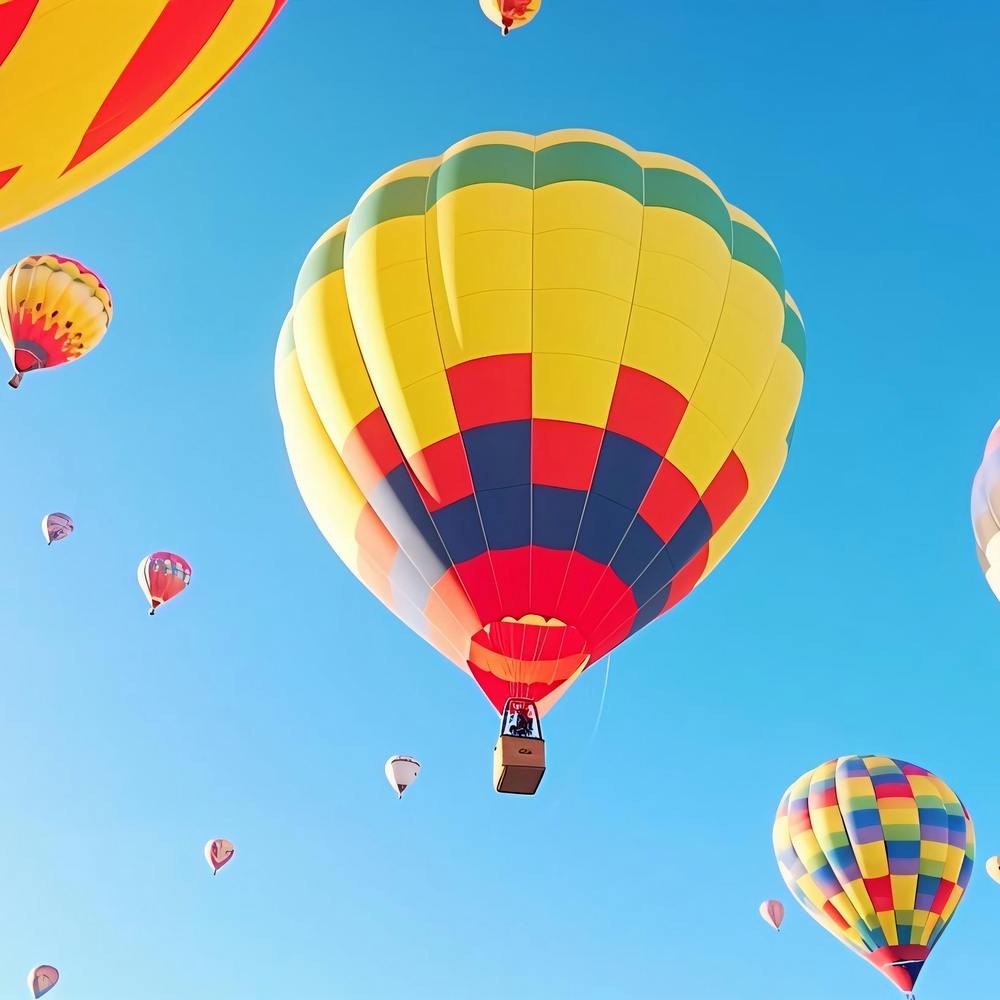 Hot Air Balloons In The Sky
