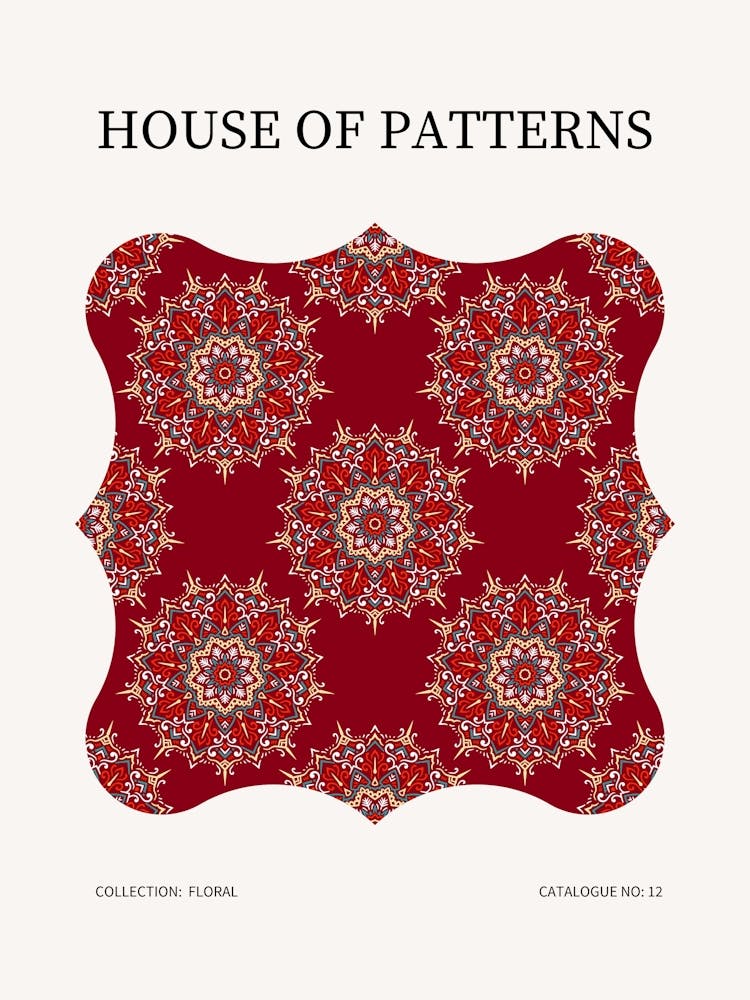 Floral Pattern Poster 12