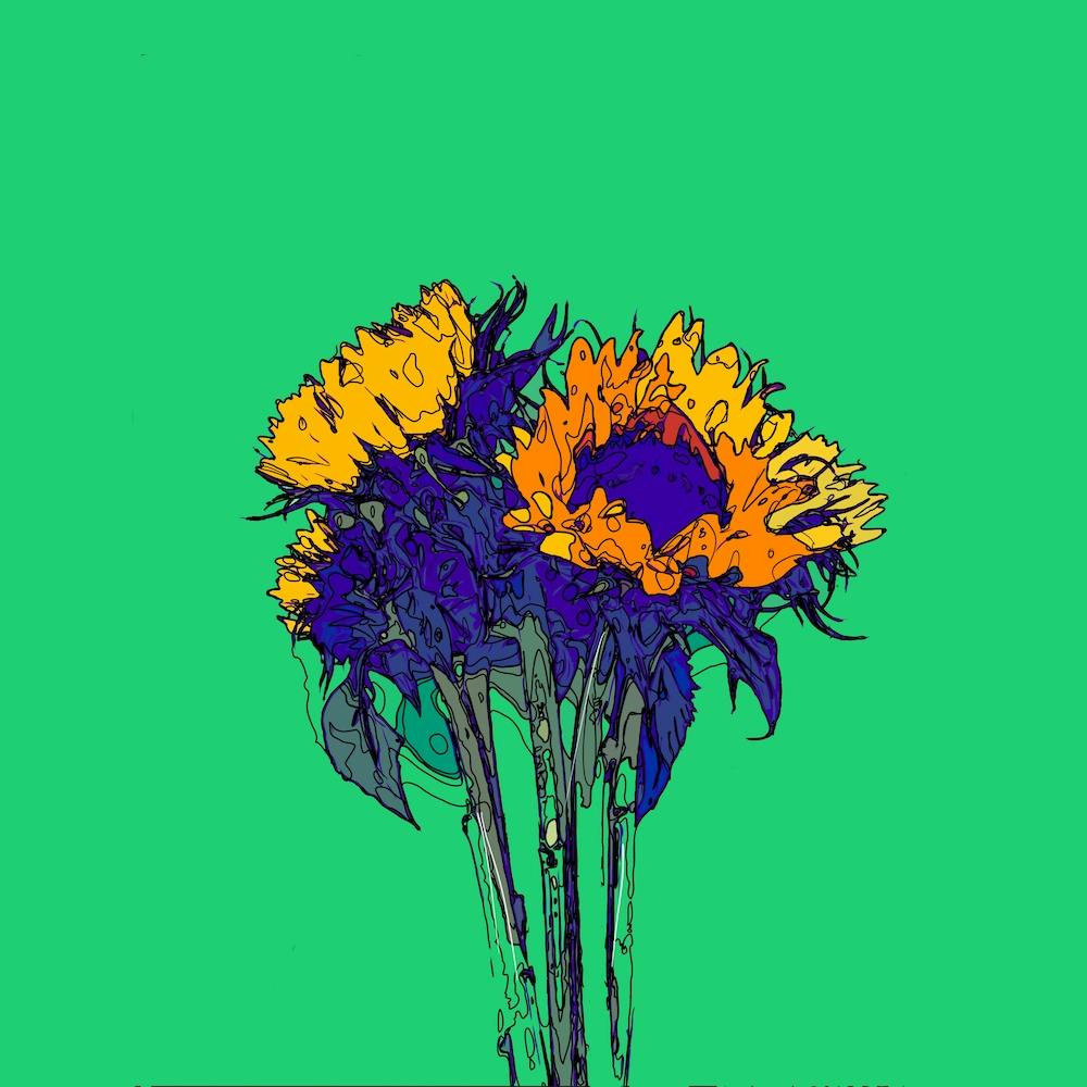 Emerald Flowers Square