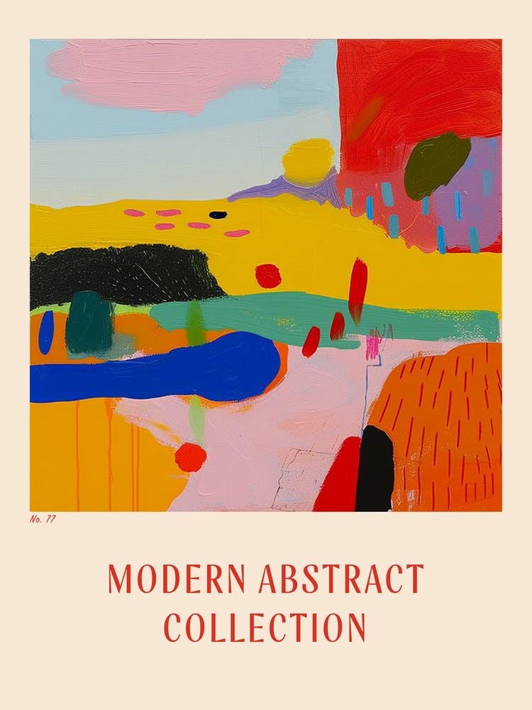 Modern Abstract Collection Poster 77