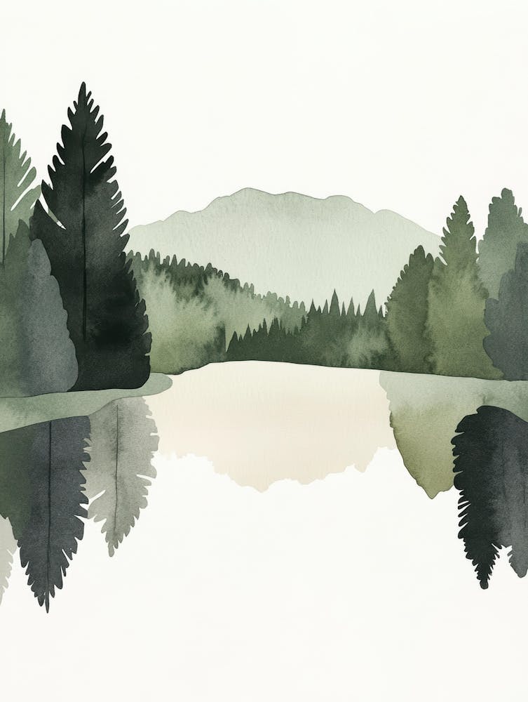 Ivy Lake Canvas Print