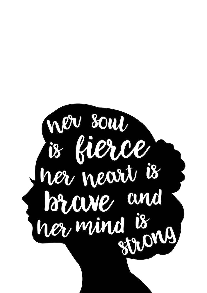 Her Soul Is Fierce White