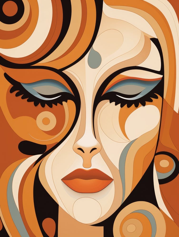 Abstract Woman Face