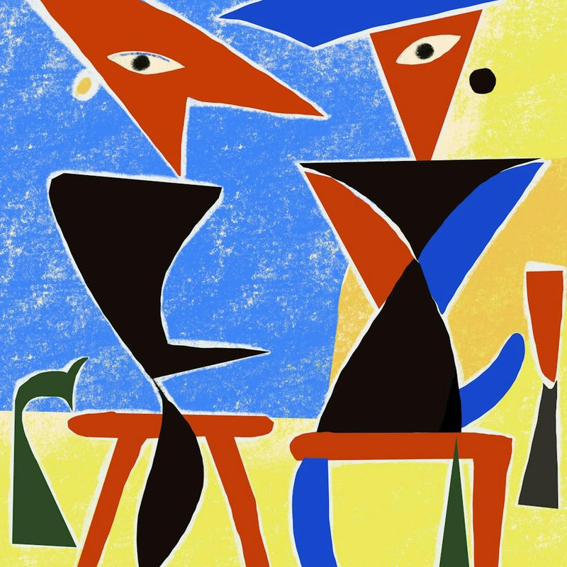 Two People Sitting On Chairs