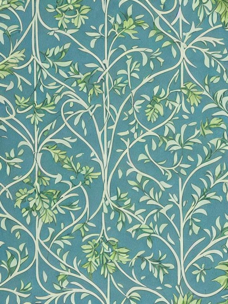 Fraser Fir tree Vintage Botanical