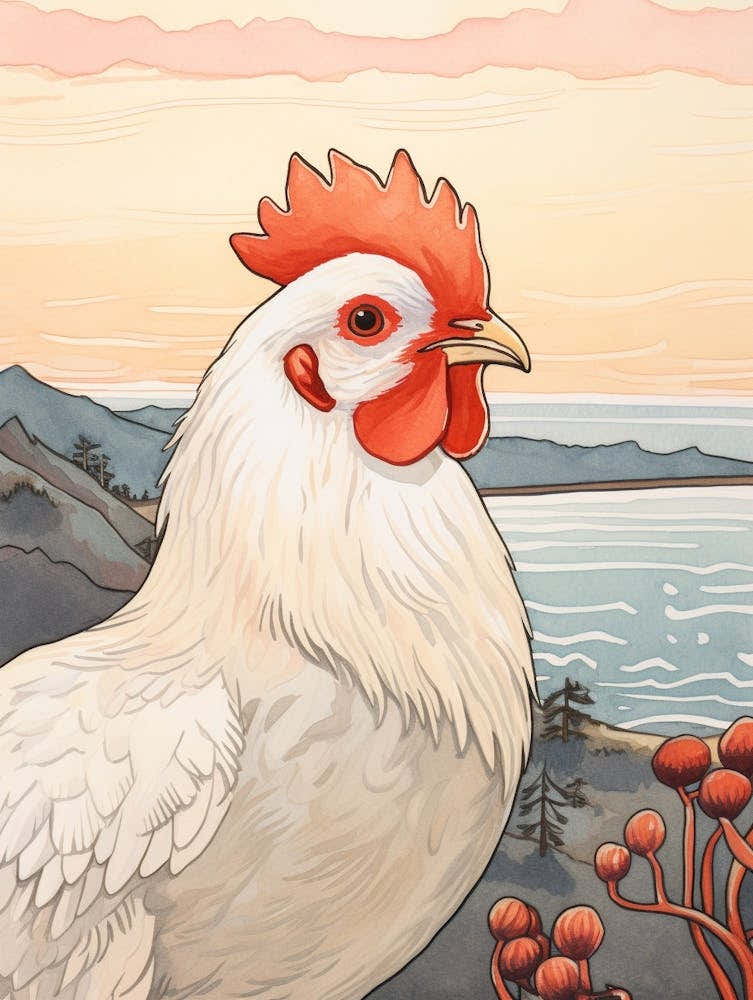 Bird Illustration Chicken 1