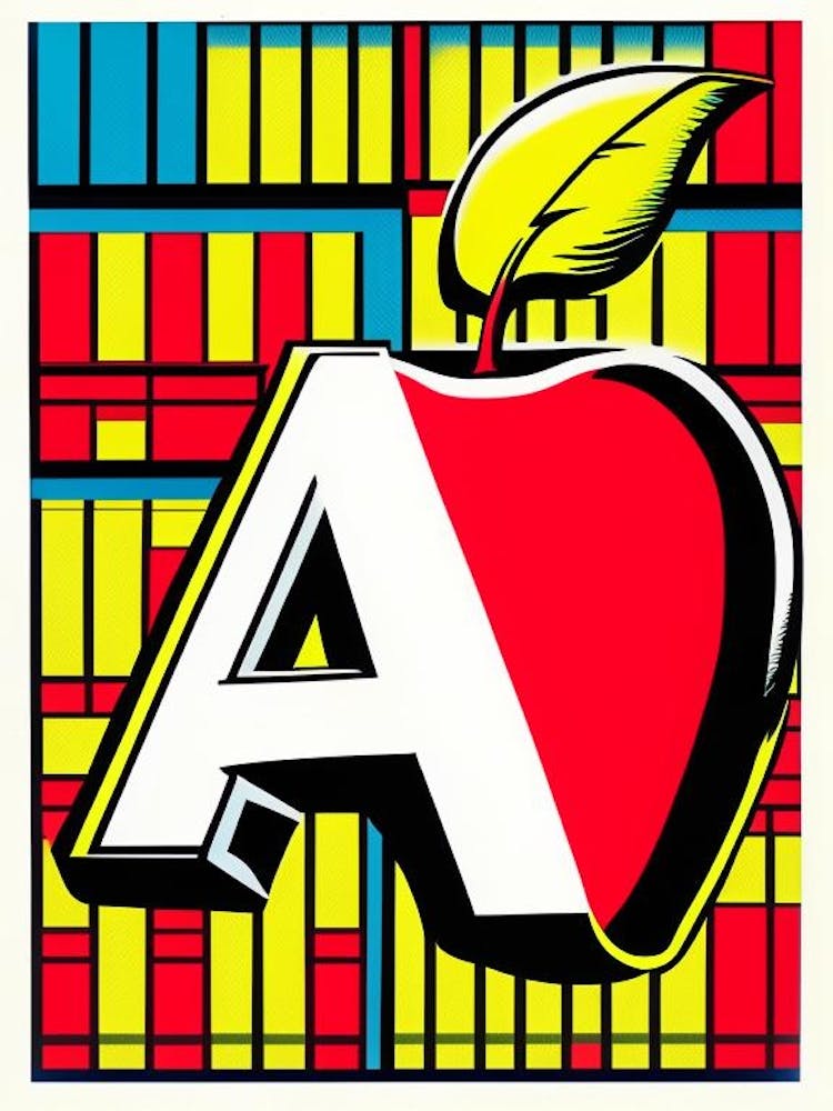 A   Apple, Letter, Alphabet Comic 2