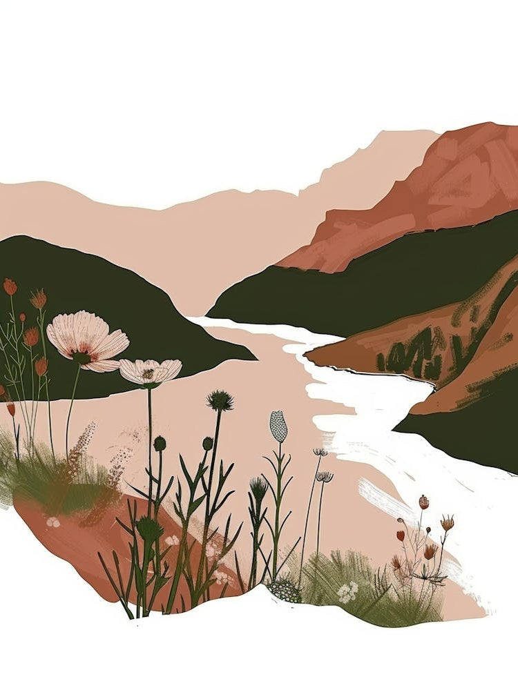 Landscape With Flowers 1