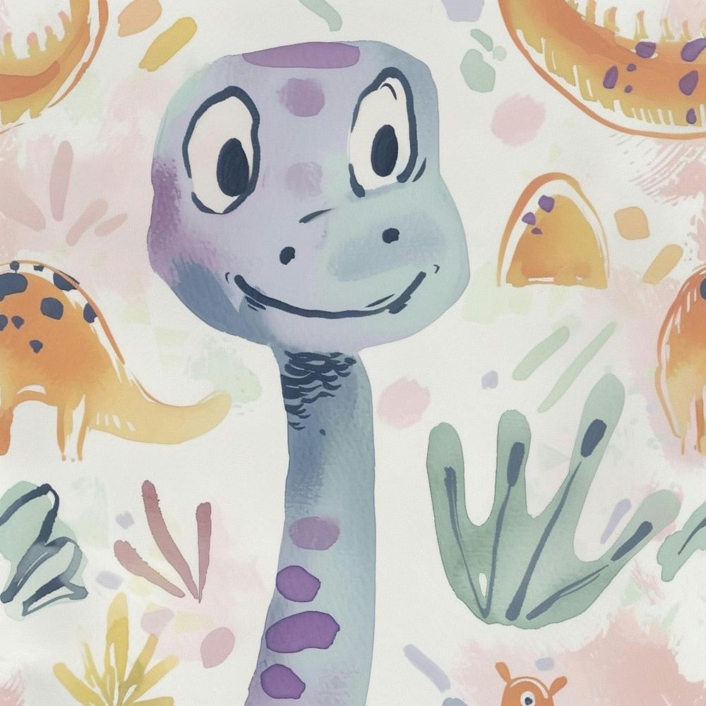 Cute Muted Diplodocus Dinosaur 4