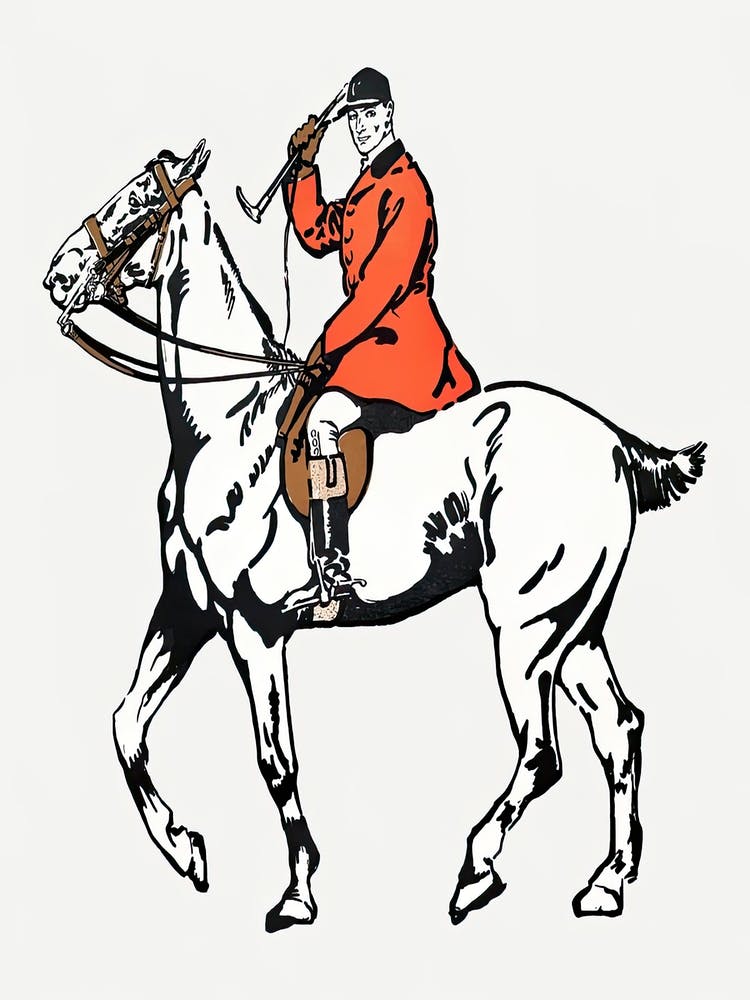 Horse Riding, Edward Penfield