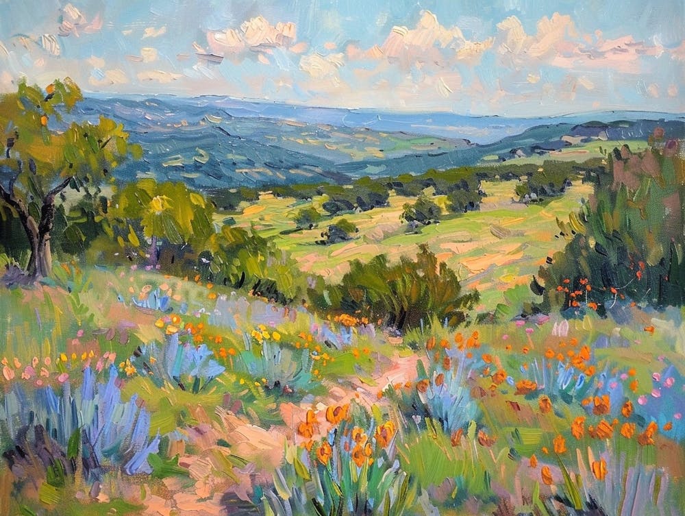 Westliche Landschaften Texas Hill Country 1