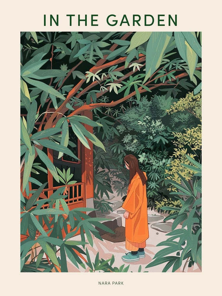 In The Garden Poster Nara Park Japan 4
