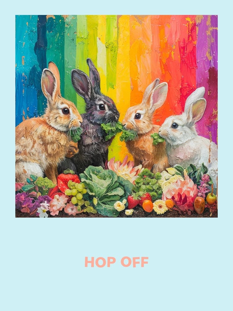 Hop Off Bunnies Poster 3