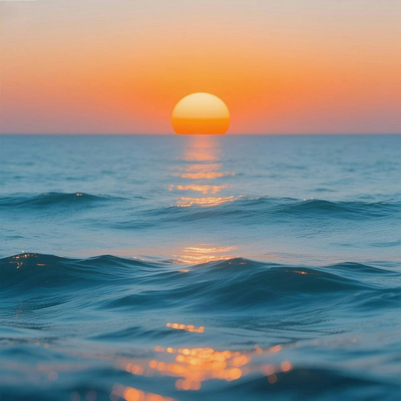 Sunset Over The Ocean 18