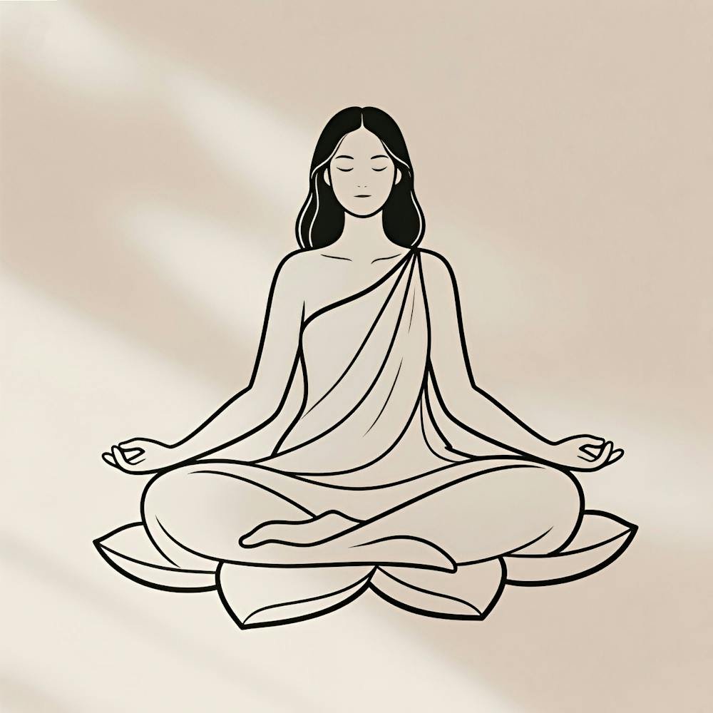 Meditating Woman 1