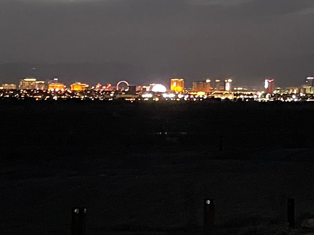 Night skyline Las Vegas, Nevada