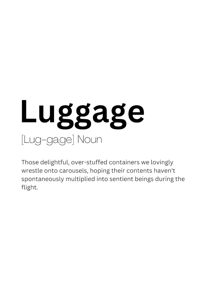 Luggage Definition Meaning