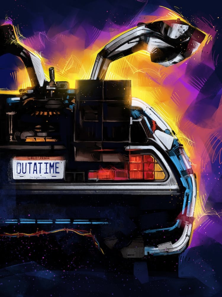 Back To The Future Delorean