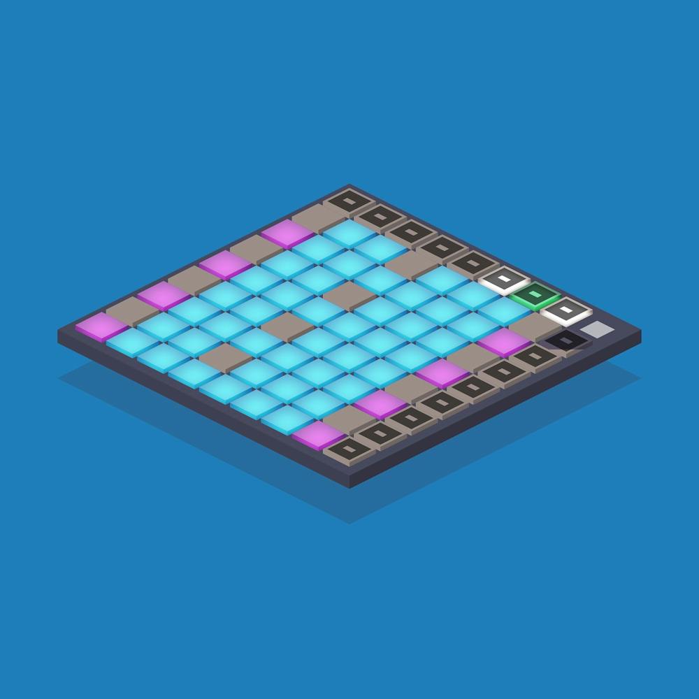 Music Equipment Controller Studio Button Blue Keyboard 1