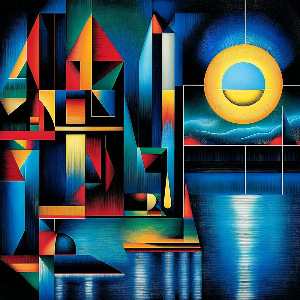 Abstrakte Stadtlandschaft 3