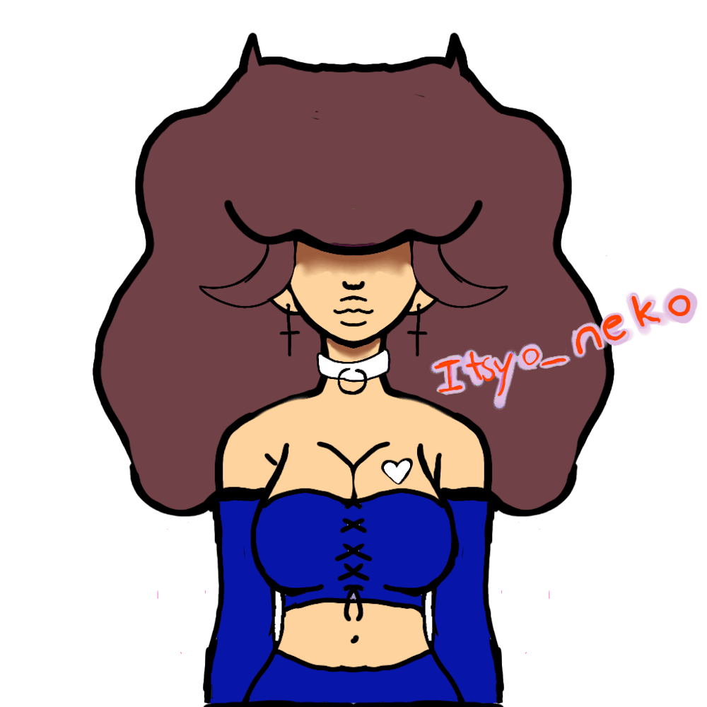 Alien afro girl v5