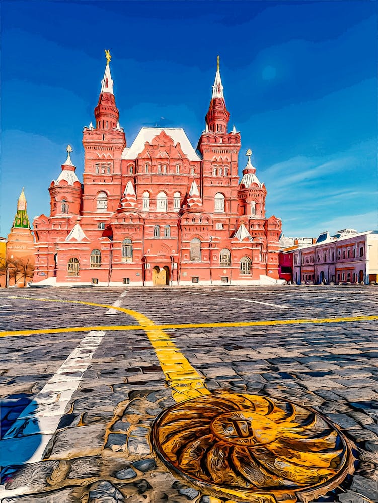 State History Museum At Red Square In Moscow,Russia