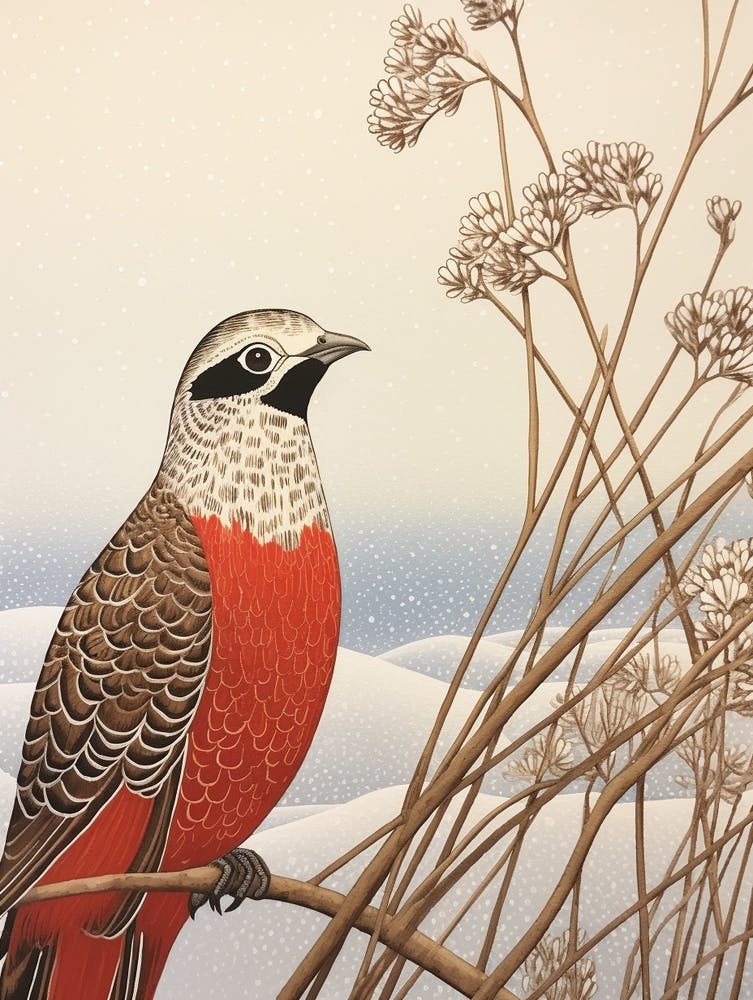 Bird Illustration Pheasant 4