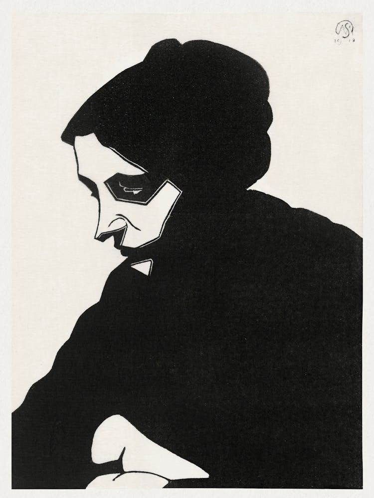 Portrait Of An Unknown Woman (1913), Samuel Jessurun
