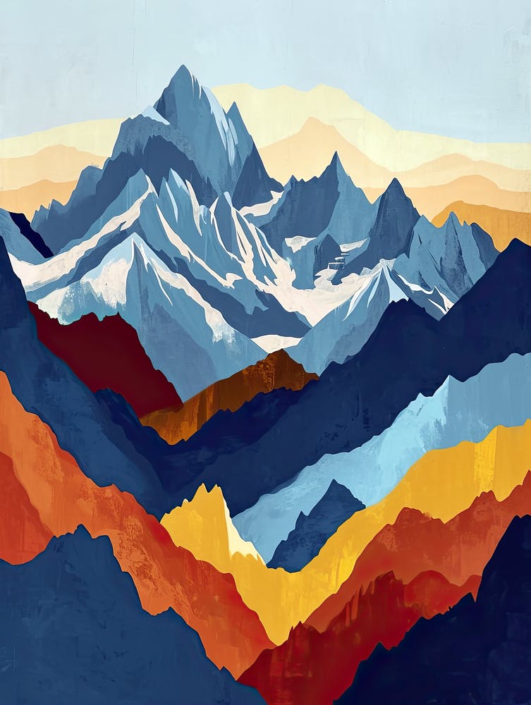 Mountain, Ethereal Essence: Alpine Peaks