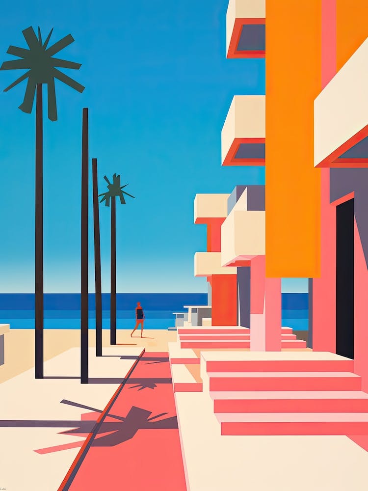 Cancun, Mexico, Bold Outlines 2