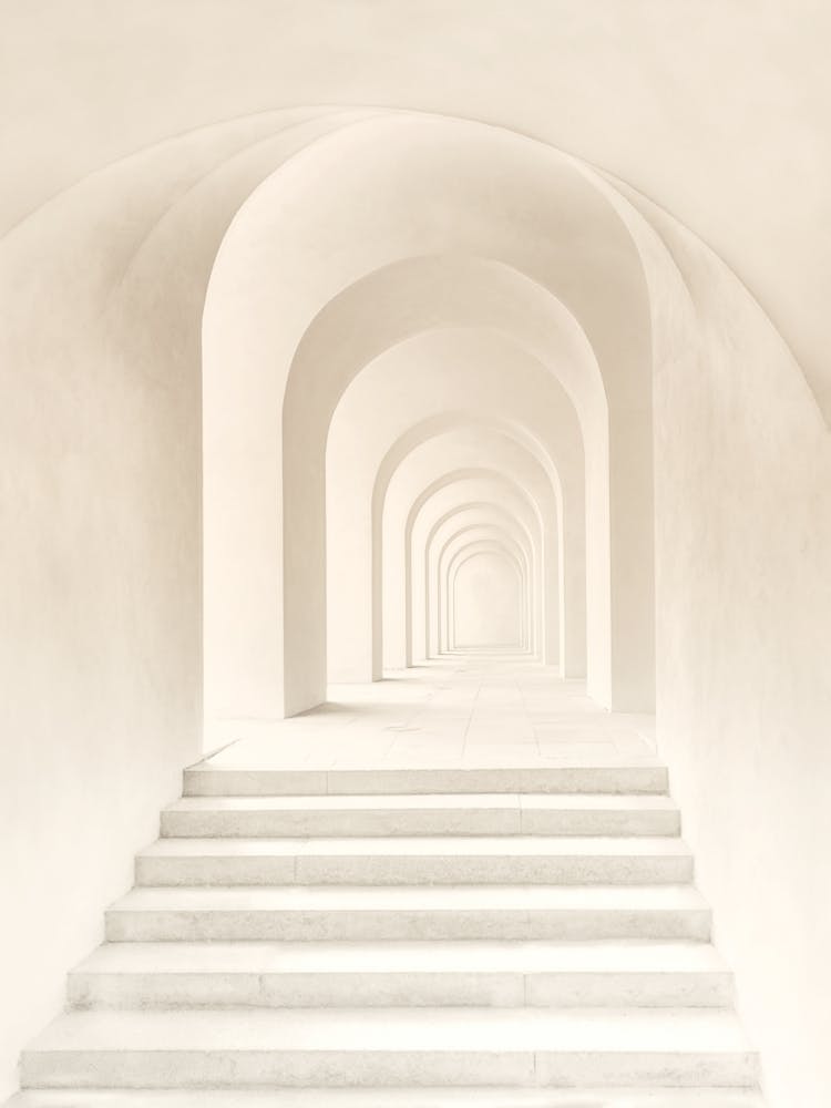 Minimalistic Serene Hallway