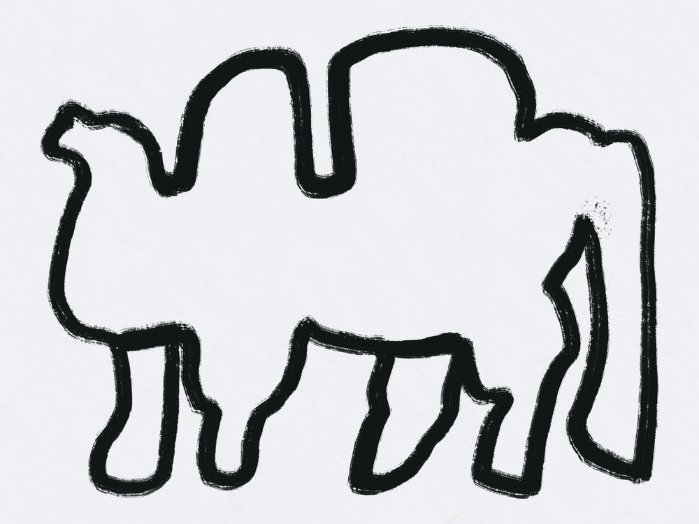Camel line art