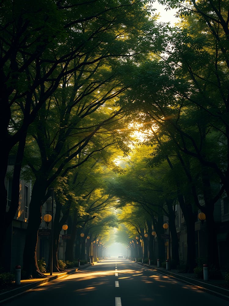 Street In The Morning